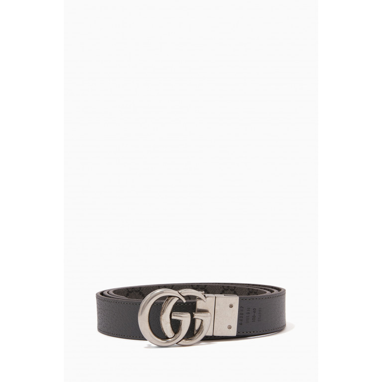 Gucci - GG Marmont Reversible Belt in Canvas