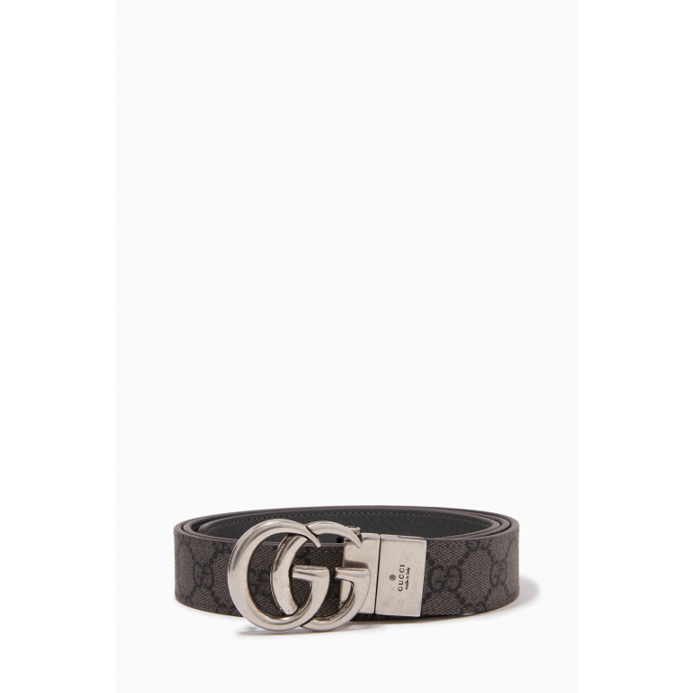 Gucci - GG Marmont Reversible Belt in Canvas