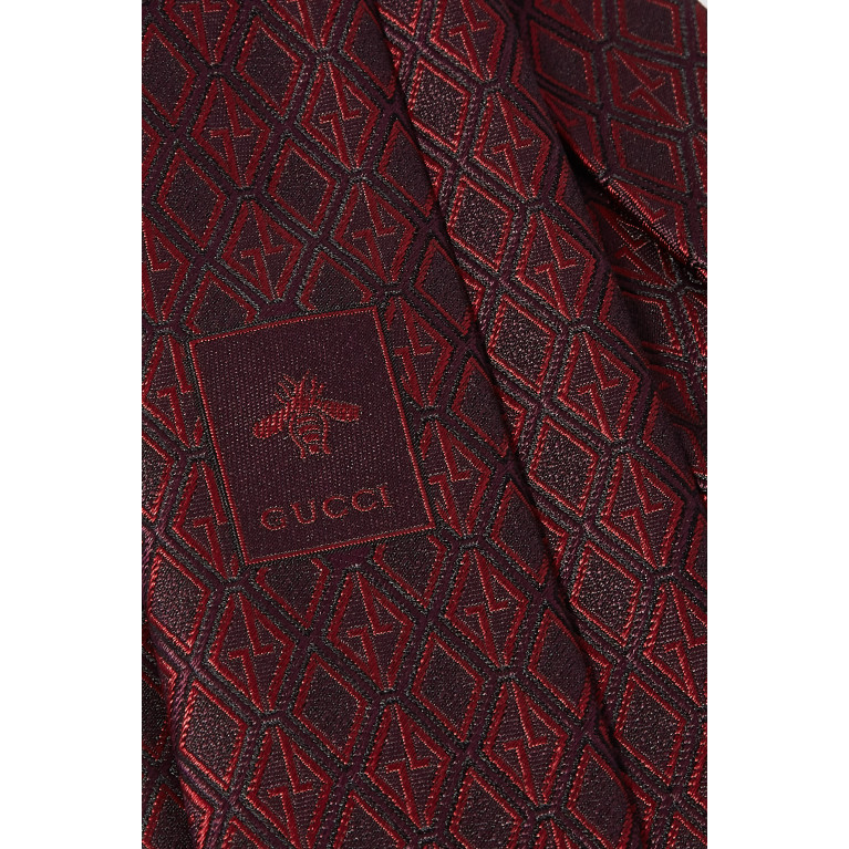 Gucci - Geometric Tie in Silk Jacquard
