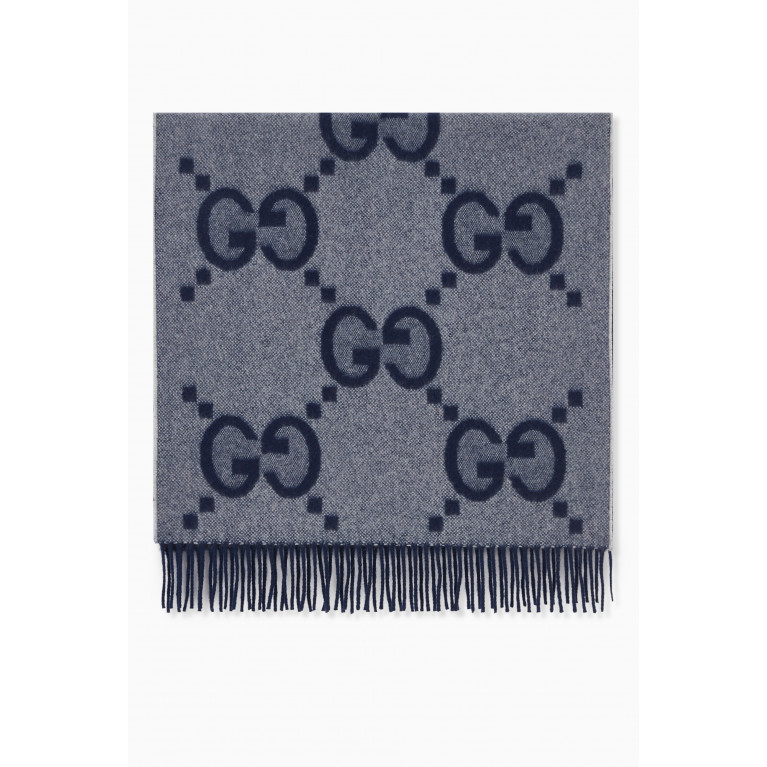 Gucci - Logo Scarf in Wool
