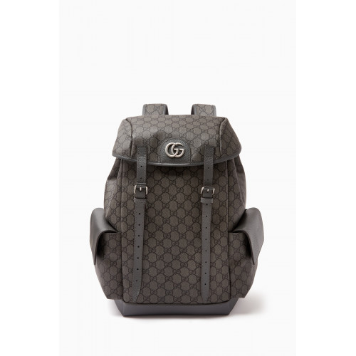 Gucci - Medium Ophidia Buckled Backpack in Supreme Canvas