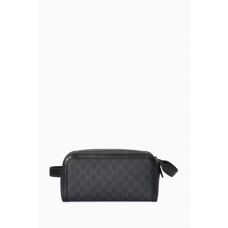 Gucci - Interlocking G Logo Toiletry Case in Coated-canvas & Leather