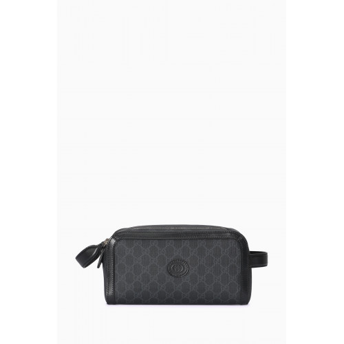 Gucci - Interlocking G Logo Toiletry Case in Coated-canvas & Leather