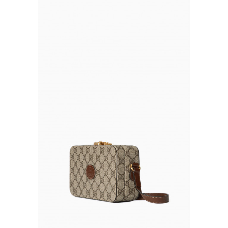 Gucci - Mini Bag with Interlocking G in GG Supreme Canvas