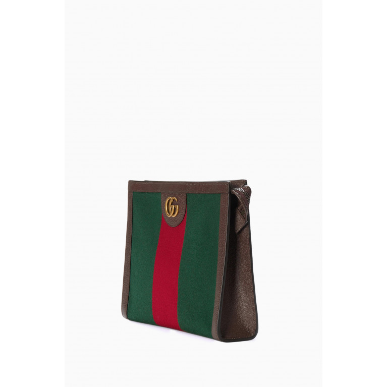 Gucci - Double G Beauty Case in Web Canvas