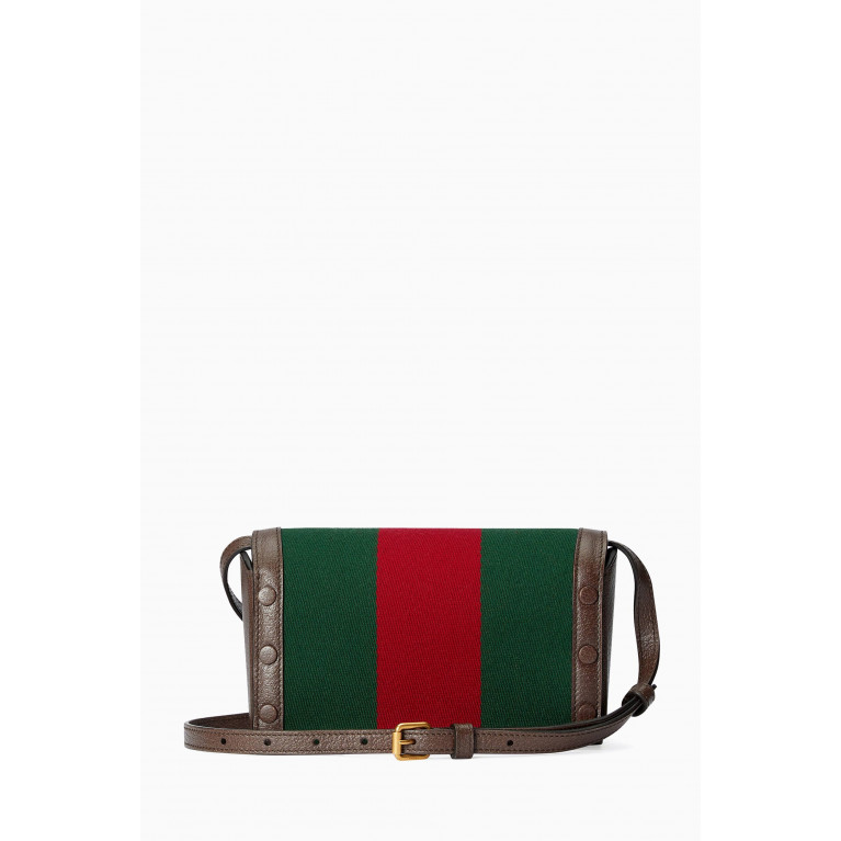 Gucci - Double G Mini Bag in Web Canvas