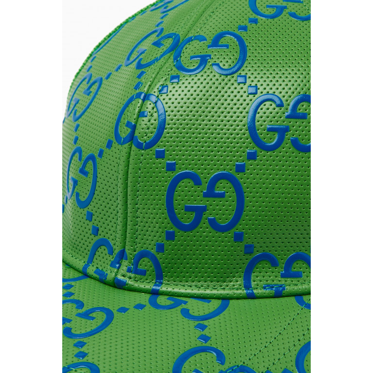 Gucci - Gary Baseball Hat in Leather & Mesh