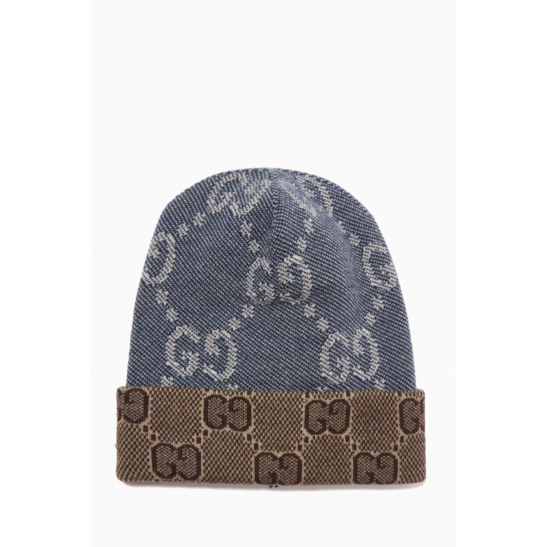 Gucci - GG Reversible Beanie in Wool-blend