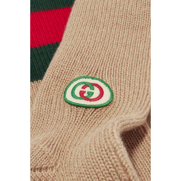 Gucci - Gucci - GG Logo Socks in Wool Blend Multicolour
