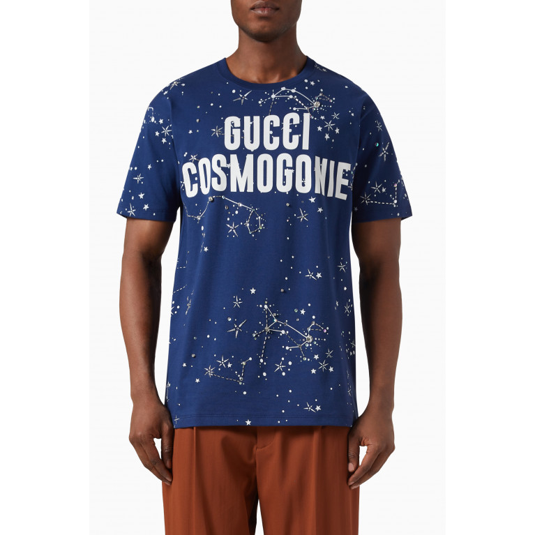 'Gucci Cosmogonie' T-shirt in Cotton Jersey