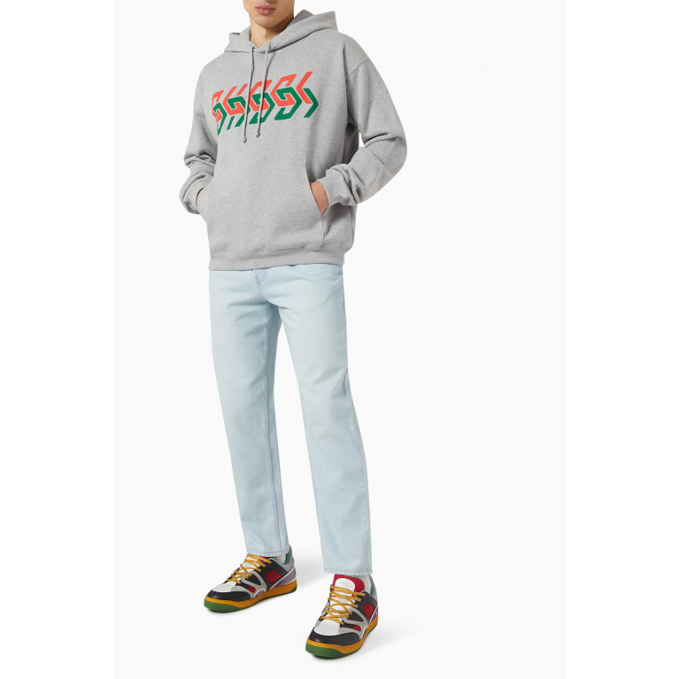 Gucci - Logo Print Hoodie in Cotton