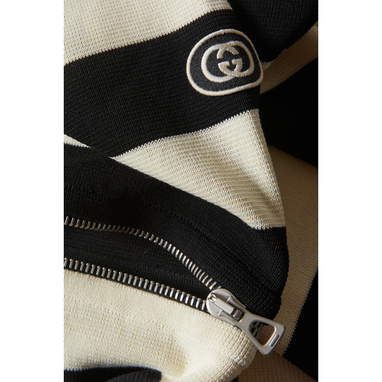 Gucci - Striped Polo in Cotton