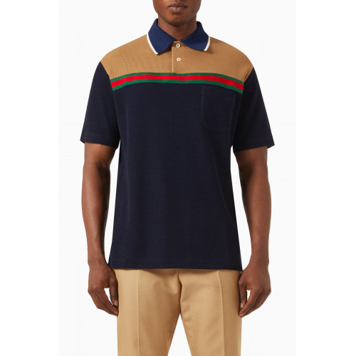 Gucci - Polo Shirt in Wool-blend Jersey