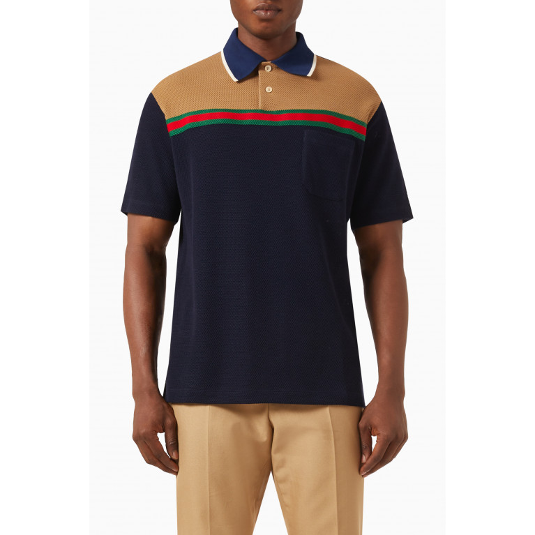 Gucci - Polo Shirt in Wool-blend Jersey