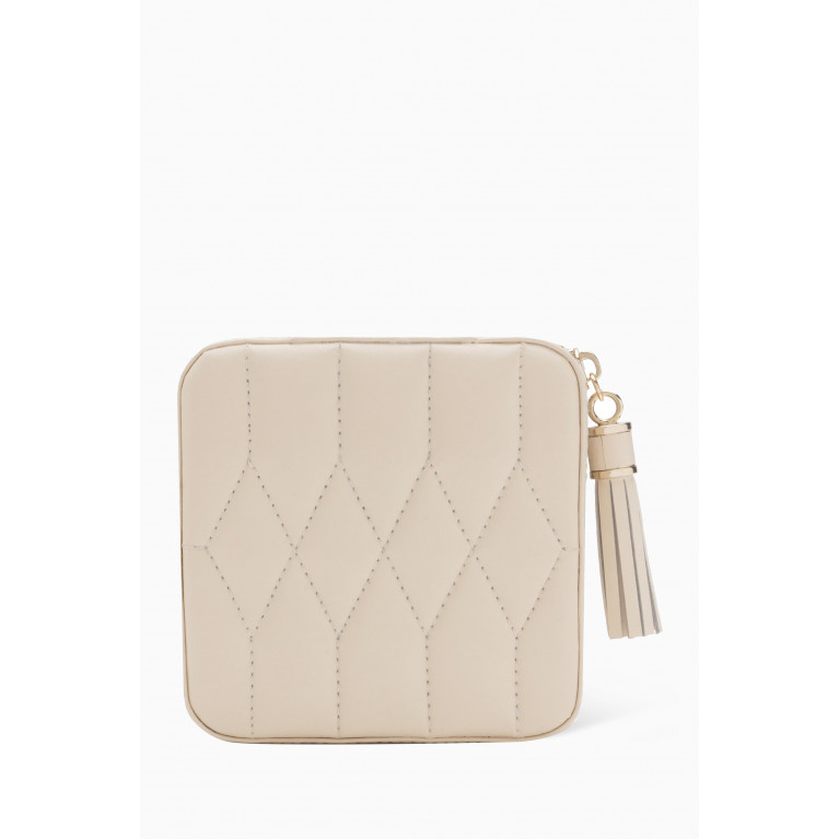 The Alkemistry - WOLF Caroline Jewellery Pouch in Quilted Leather