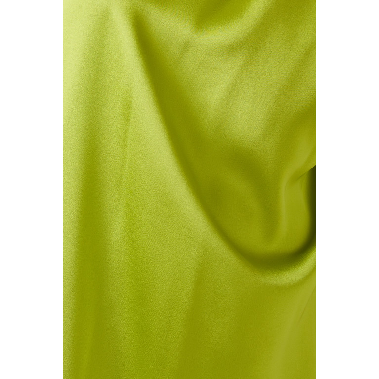 SELMACILEK - One-shoulder Maxi Dress in Satin