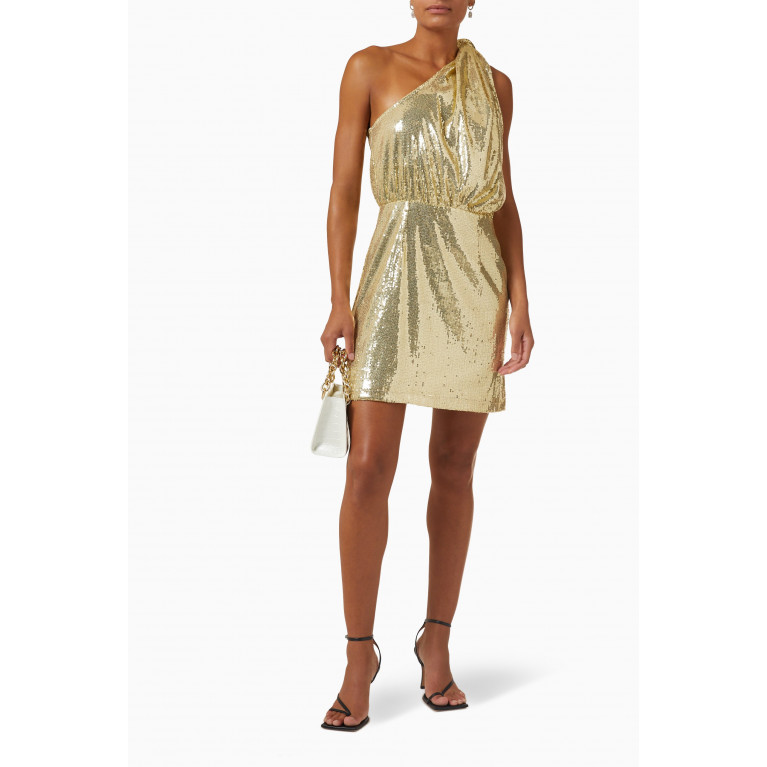 SELMACILEK - One-shoulder Mini Dress in Sequin