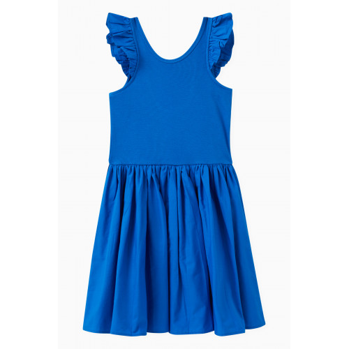 Molo - Cloudia Dress in Cotton-blend Blue