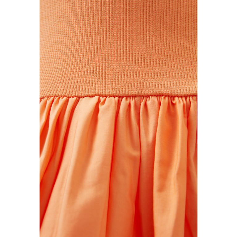 Molo - Cloudia Dress in Cotton-blend Orange