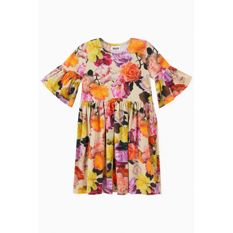 Molo - Chasity Printed Dress in Organic Cotton Blend