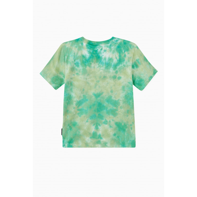 Molo - Riley Tie Dye T-shirt in Organic Cotton Green