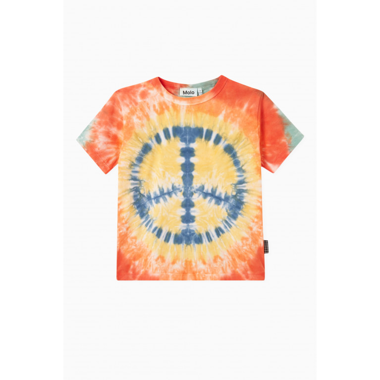 Molo - Riley Tie Dye T-shirt in Organic Cotton Multicolour