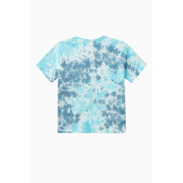 Molo - Riley Tie-dye T-shirt in Organic Cotton Blue