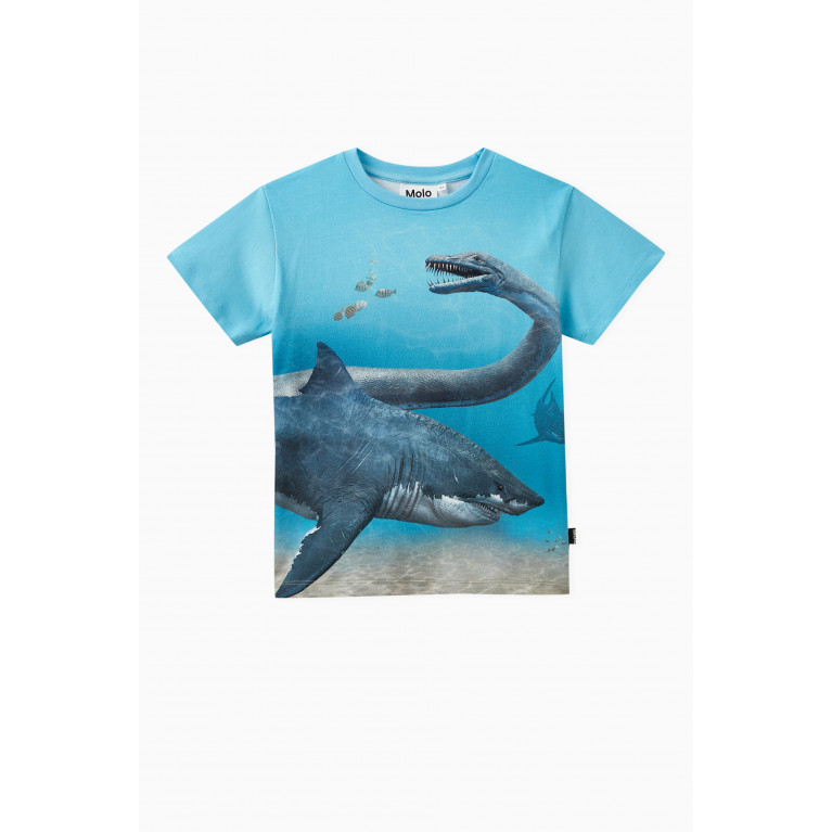 Molo - Raveno Sea Animal-print T-shirt in Organic Cotton