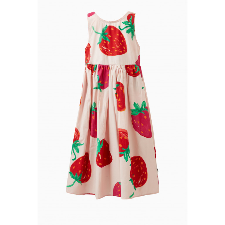 Molo - Clover Strawberry-print Dress in Organic Cotton