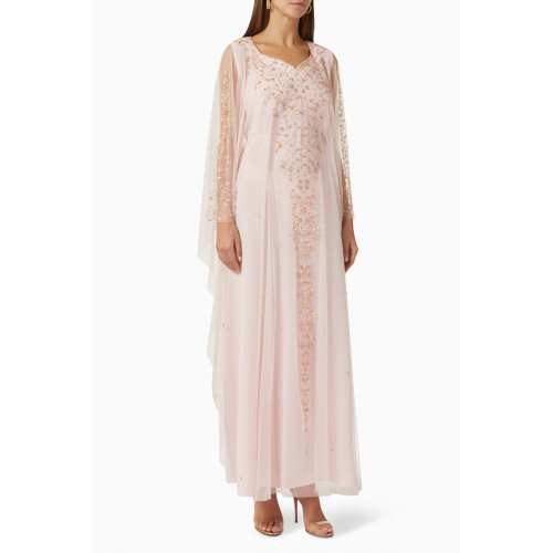 Fatma with Love - Bead-embellished Kaftan in Tulle