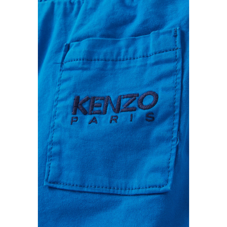 KENZO KIDS - Logo Bermuda Shorts in Cotton