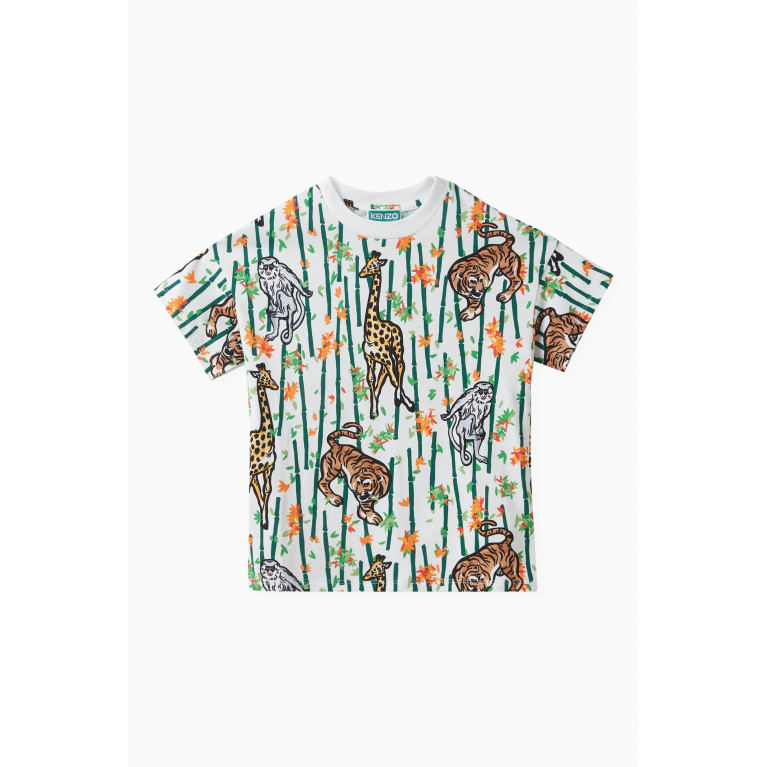 KENZO KIDS - Bamboo Print T-shirt