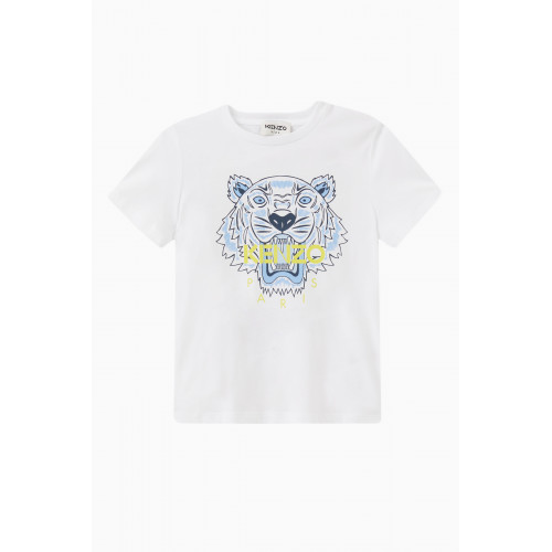 KENZO KIDS - Logo Print T-shirt in Cotton