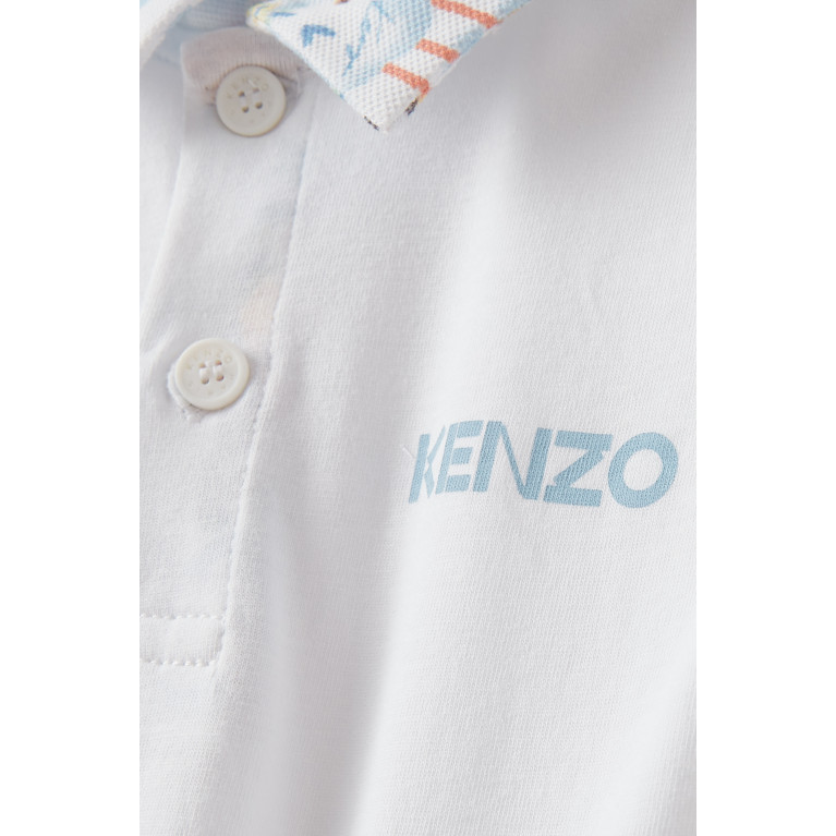 KENZO KIDS - KENZO KIDS - Animal-print Polo Set in Cotton