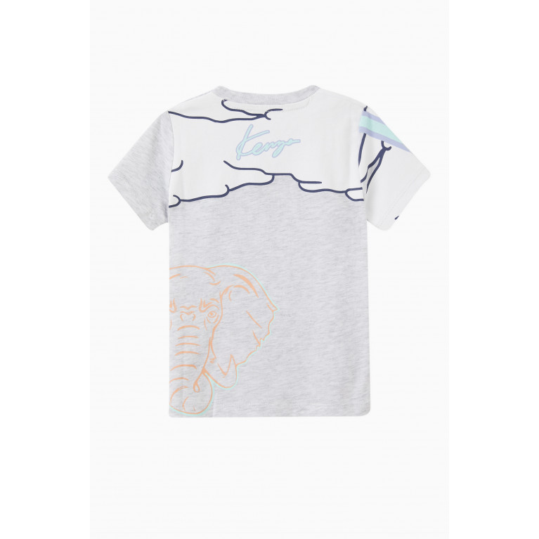 KENZO KIDS - Graphic-print T-shirt in Cotton-jersey