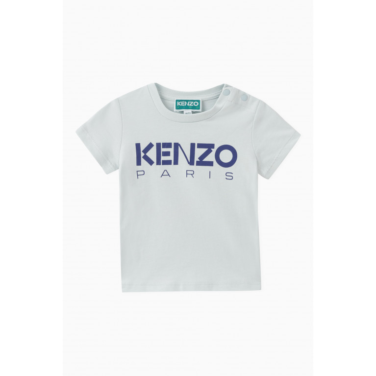 KENZO KIDS - Logo Print T-Shirt in Cotton