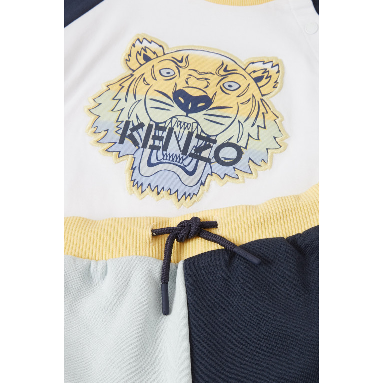 KENZO KIDS - Logo Print T-shirt and Shorts, Set of Two