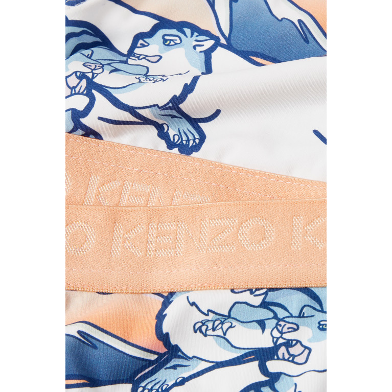 KENZO KIDS - Rainbow Two-piece Bikini in Polyamide Blend