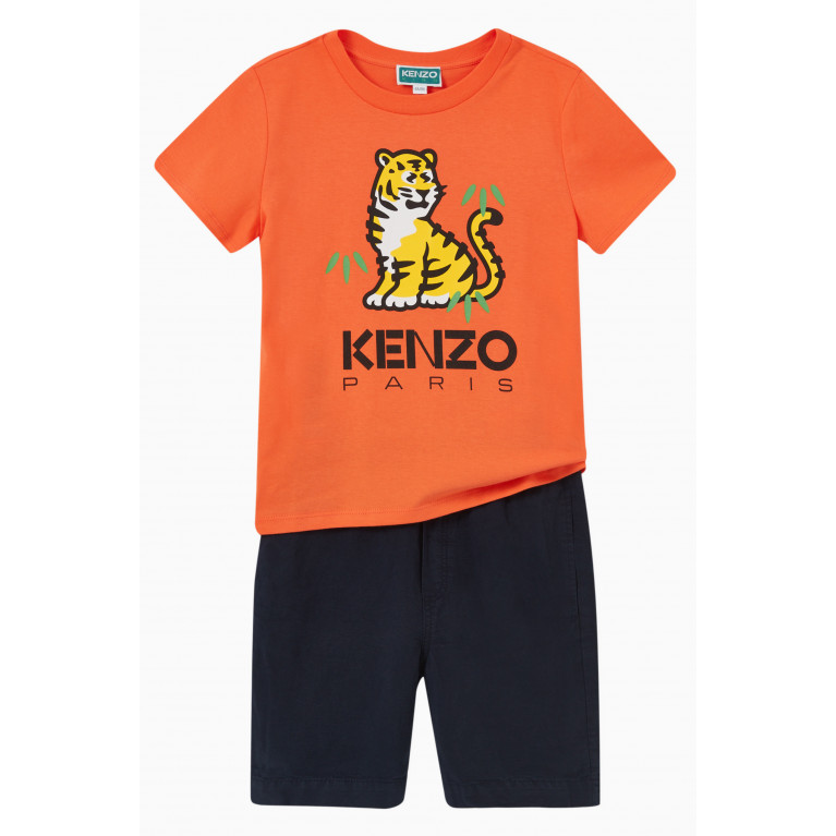 KENZO KIDS - Kotora Print T-shirt in Cotton
