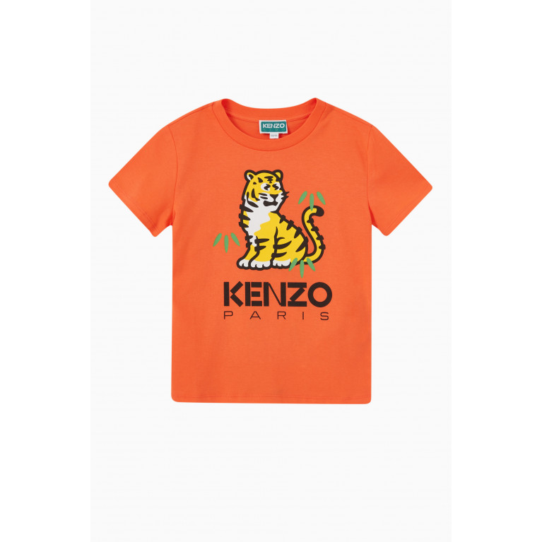 KENZO KIDS - Kotora Print T-shirt in Cotton
