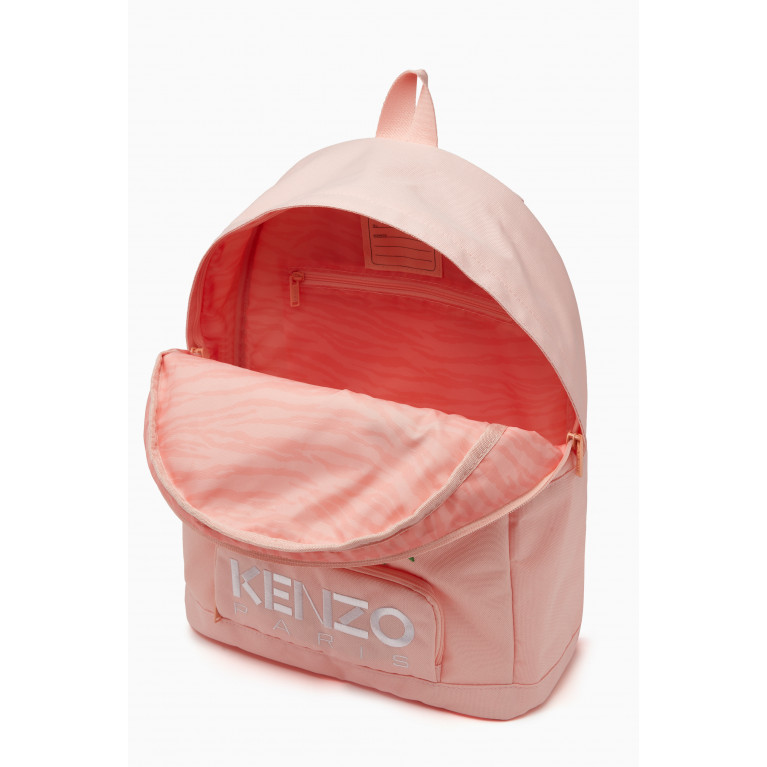 KENZO KIDS - Tiger Logo Backpack Pink