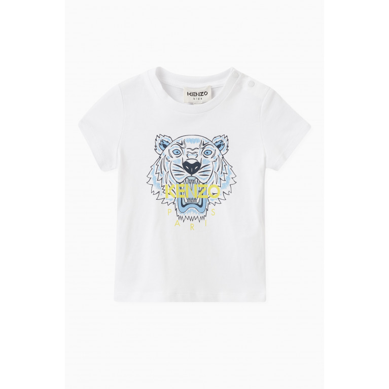 KENZO KIDS - Tiger Print T-shirt in Cotton