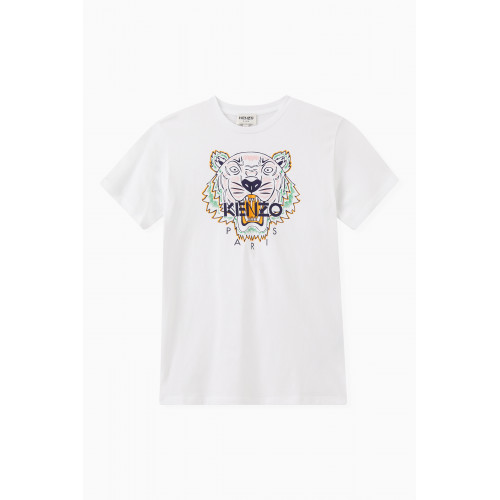 KENZO KIDS - Logo-print T-shirt Dress in Cotton
