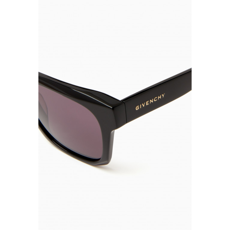 Givenchy - Square Sunglasses in Acetate Black
