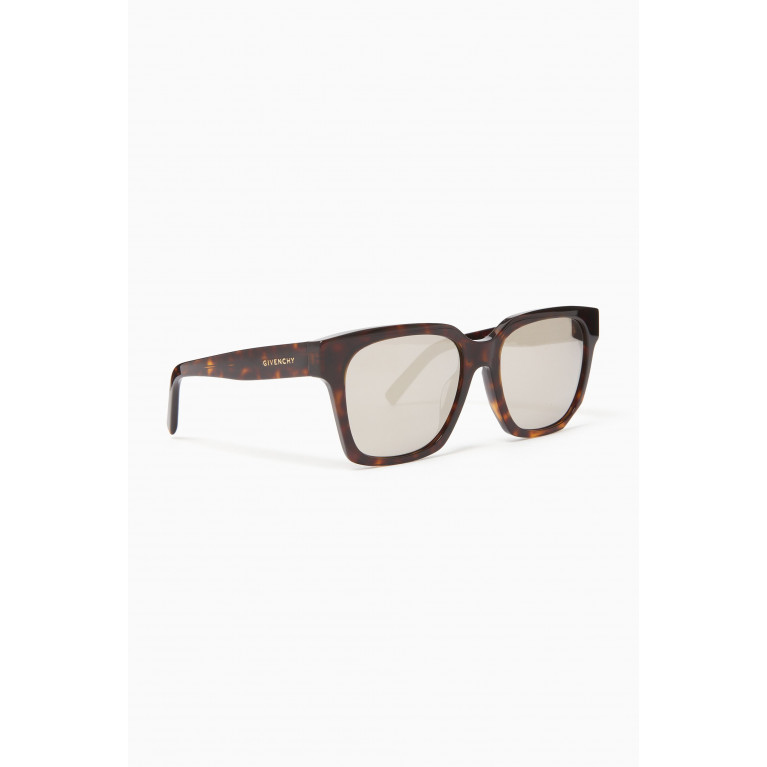Givenchy - Square Sunglasses in Acetate Brown