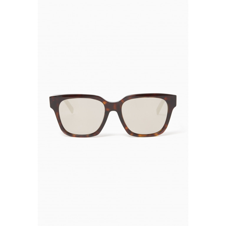 Givenchy - Square Sunglasses in Acetate Brown