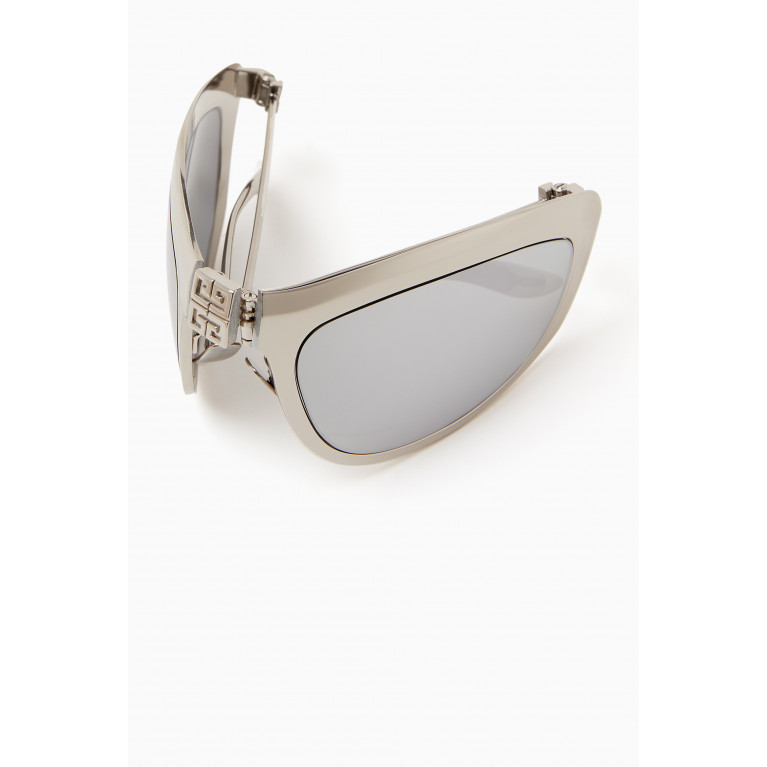 Givenchy - Cat-eye Foldable Sunglasses in Metal