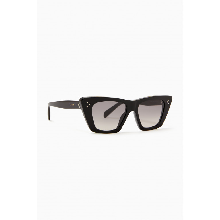 Celine - Cat-eye Sunglasses in Acetate Black