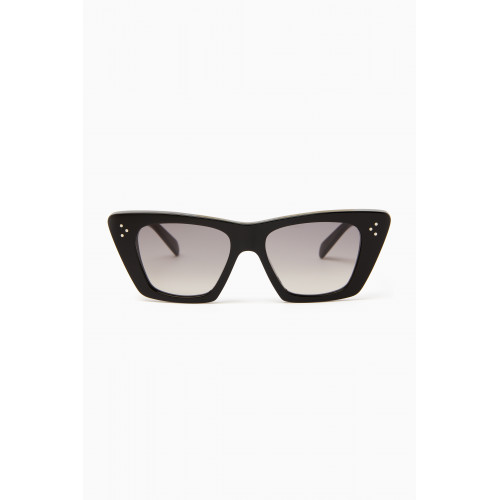 Celine - Cat-eye Sunglasses in Acetate Black