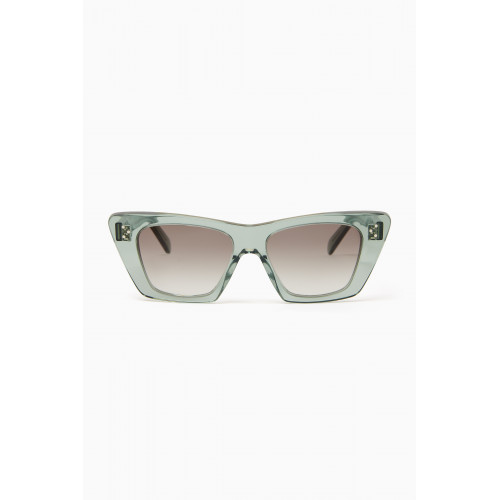 Celine - Cat-eye Sunglasses in Acetate Green